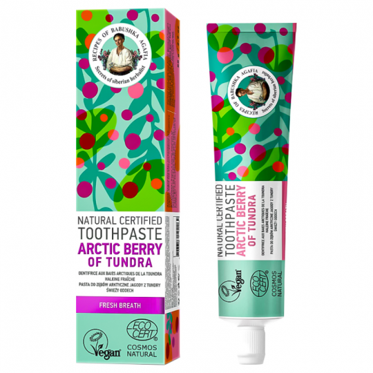 natural certified toothpaste arctic berry of tundra