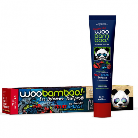 Woobamboo dantų pasta vaisinė Fruit Splash, 75ml
