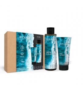 Ecolatier rinkinys vyrams URBAN MEN CARE (dušo želė ir šampūnas 2/1 200 ml; kremas skutimuisi 100 ml)