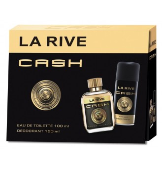 LA RIVE rinkinys vyrams CASH (tualetinis vanduo 100 ml + dezodorantas 150 ml)