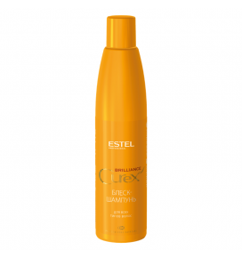 CUREX Brilliance šampūnas-žvilgesiui visų tipų plaukams, 300 ml NEW